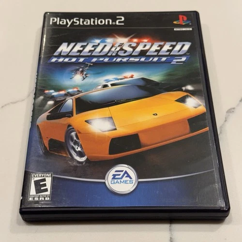 Need for Speed: Hot Pursuit 2 (PS2, 2002) Complete CIB Manual FREE SHIPPING
