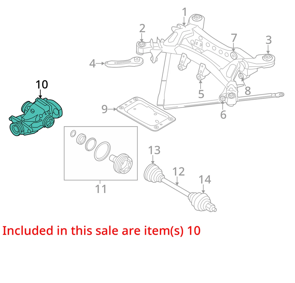 Transmisión automática Carrier relación 3,73 para BMW 128i 2013726 08-13 Foto 3 de 4