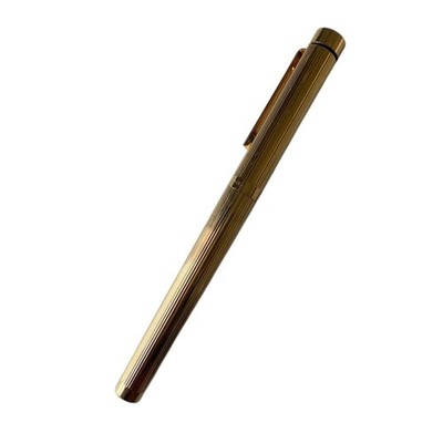 Sheaffer Targa Fountain Pen 14K Nib Vintage Industrial Design Tested Used