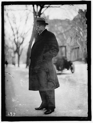 Photo:Albert Fall Portrait Hat Coat 1909-1914
