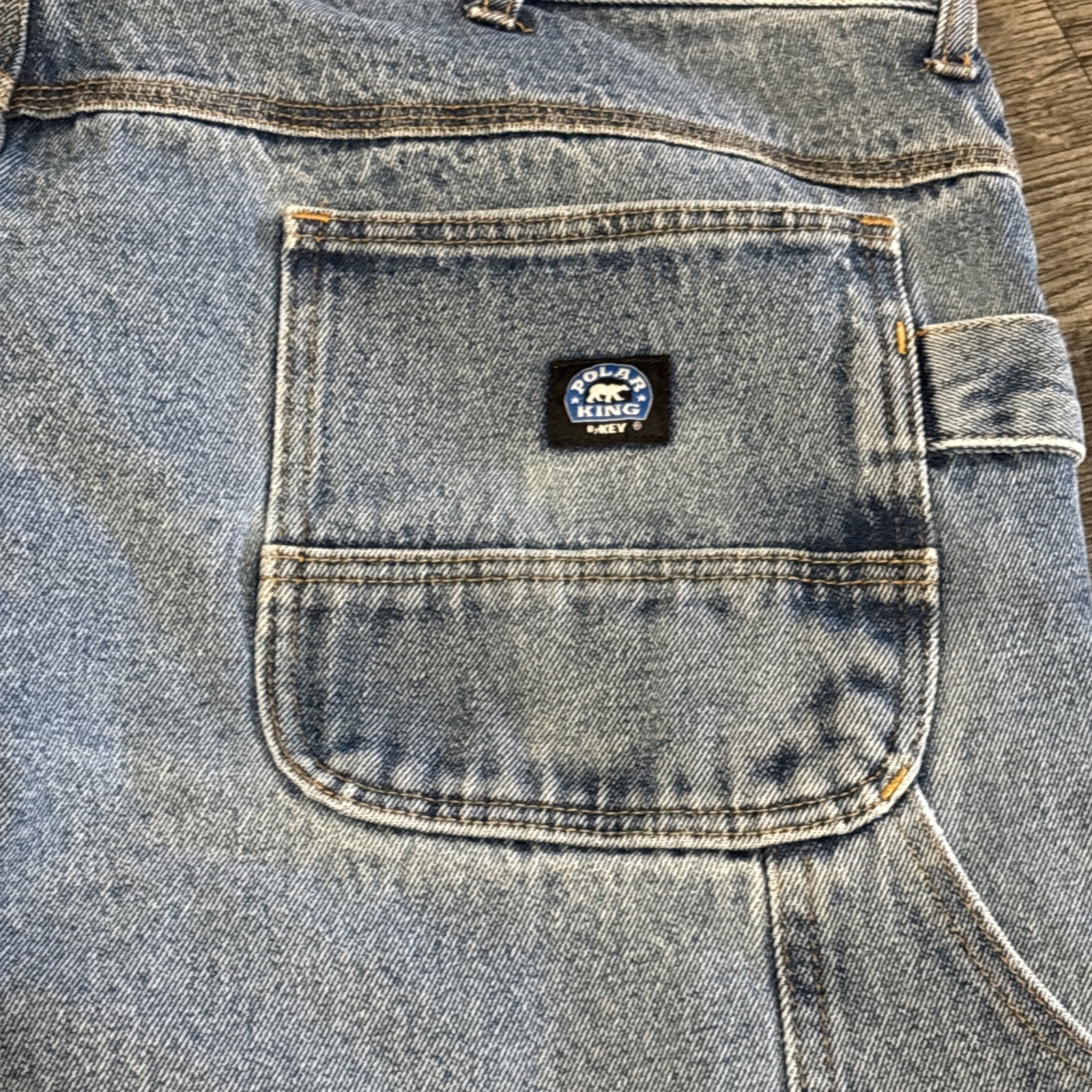 Polar King by Key 42x30 Flannel Lined Carpenter Jeans Fits 42 X 27.5 - View 16