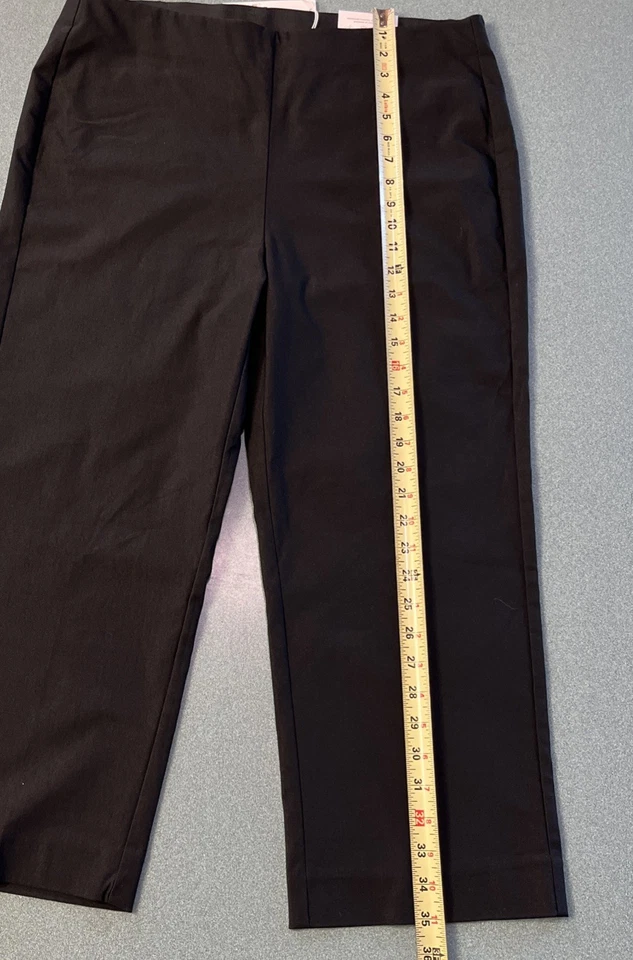 Pantalones cortos rectos Julieta negros tan adelgazantes para mujer Chico’s talla 2,5 (US 14) NUEVOS CON ETIQUETAS Foto 3 de 4