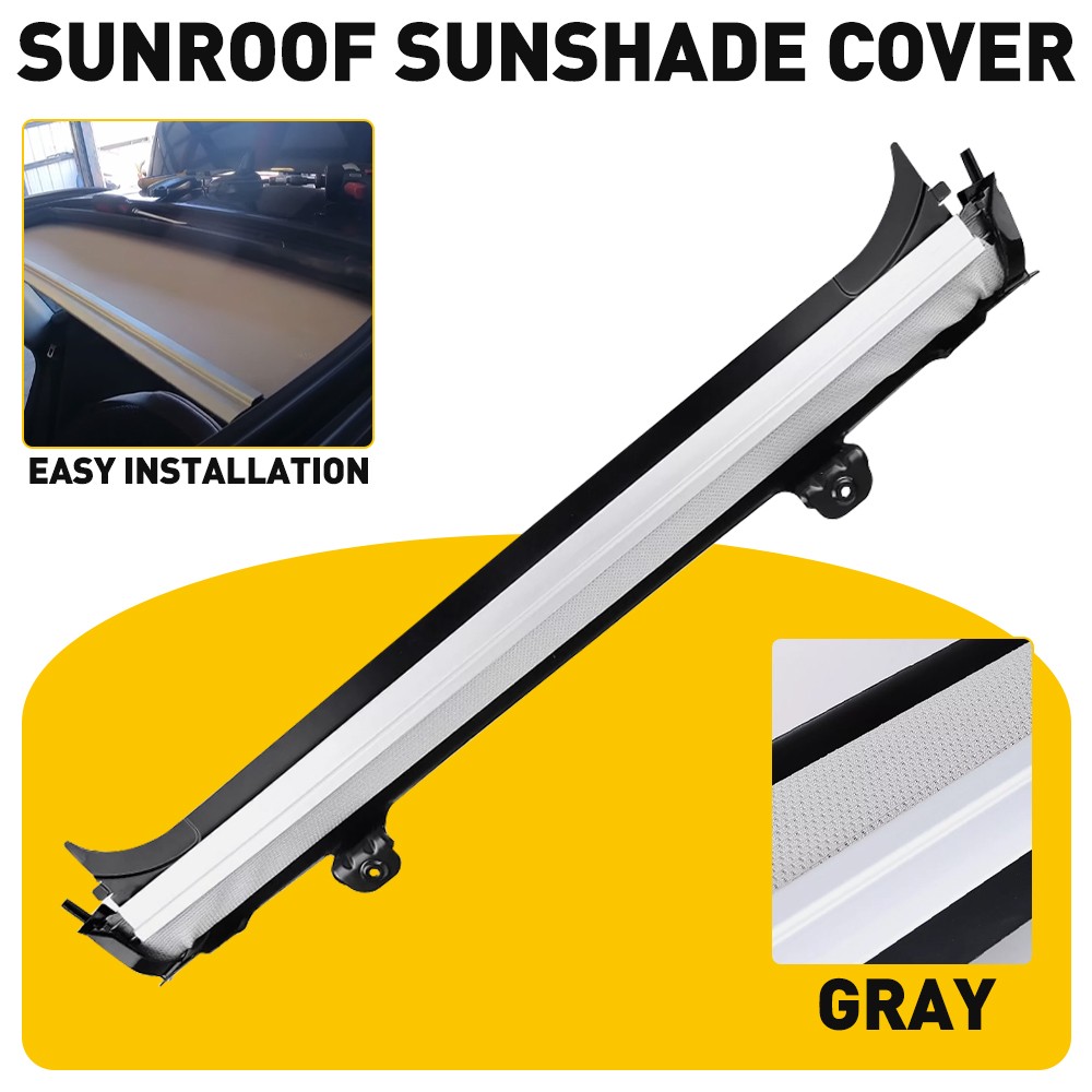 Car Gray Sunroof Cover Sunshade Curtain For VW 2010-2014 Golf 2008-09 VW Jetta