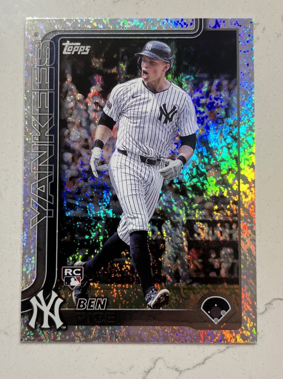 2025 Topps Series 1 - Ben Rice #337 Sandglitter (RC)