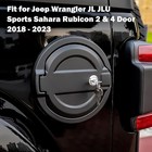 Cache porte remplissage réservoir carburant alliage aluminium pour Jeep Wrangler JL 2018-2022