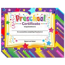 Yisong 35 Pcs Preschool Diploma, Colorful Preschool Graduation Award Certific...
