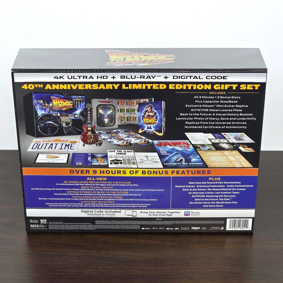 Back To The Future 40th Anniversary 4K Trilogy Steelbook Giftset Amazon Excl - Image 3 of 4