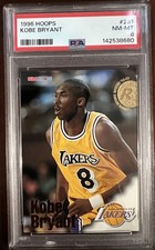 Graded 1996 Fleer Hoops Kobe Bryant #281 Rookie RC Basketball Card PSA 8 NM. rookie card picture