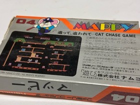 Mappy Boxed CIB Nintendo Famicom FC 1984 NAMCO In Stock Japan import