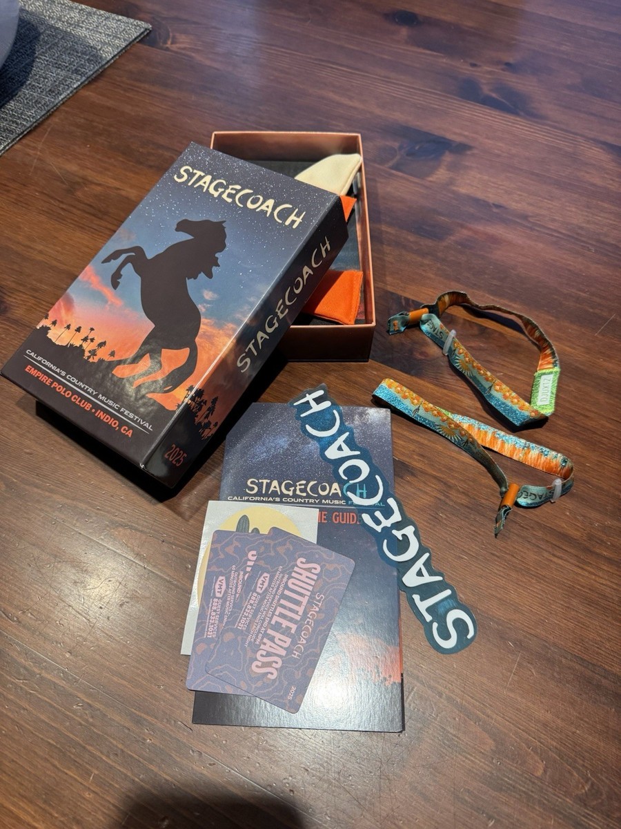 Stagecoach 2025 3 Day GA Wristband & Shuttle Pass | eBay