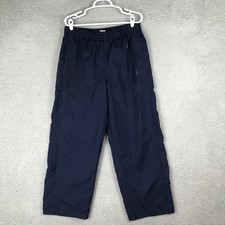 Nike Sportswear Pants Mens Large Blue Lined Elastic Waist Track Athletic