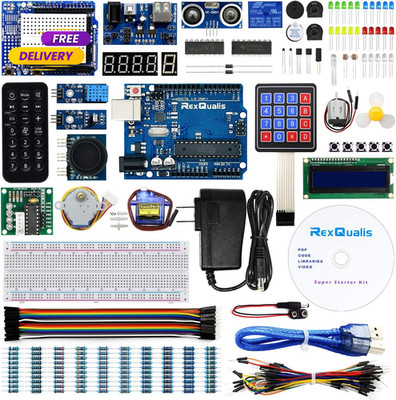 Super Starter Kit Based on Arduino UNO R3 with Tutorial and Controller Board Co