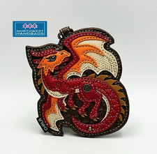 RED DRAGON MYTHICAL CHALA PAL KEY FOB KEYCHAIN PURSE CHARM