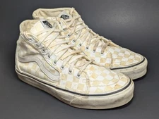 Vans Old Skool Skate Shoes Sneakers Checkered Hi Top 721356 Men's Size 7.5