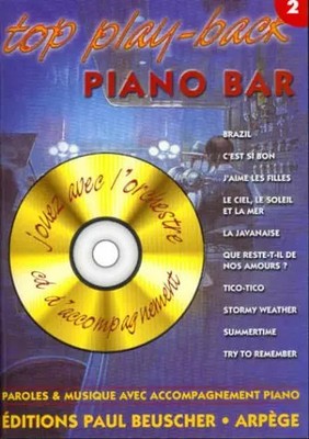 Partitur: Top Playback Piano Bar Volume 2 + CD, Collectif
