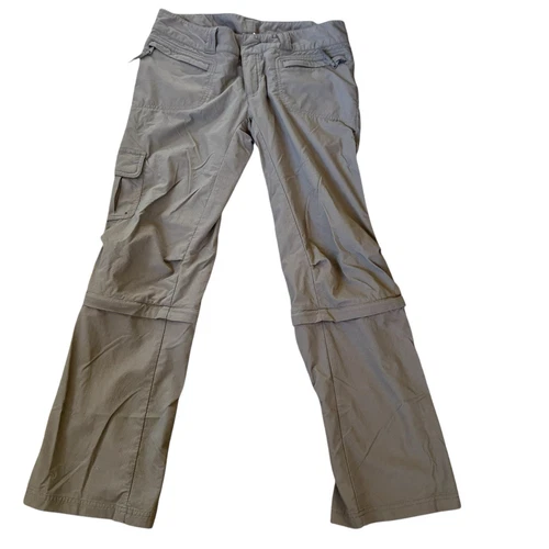 REI Women’s Hiking Pants Size 6P Convertible UPF 50+ Nylon 32x29 Gray