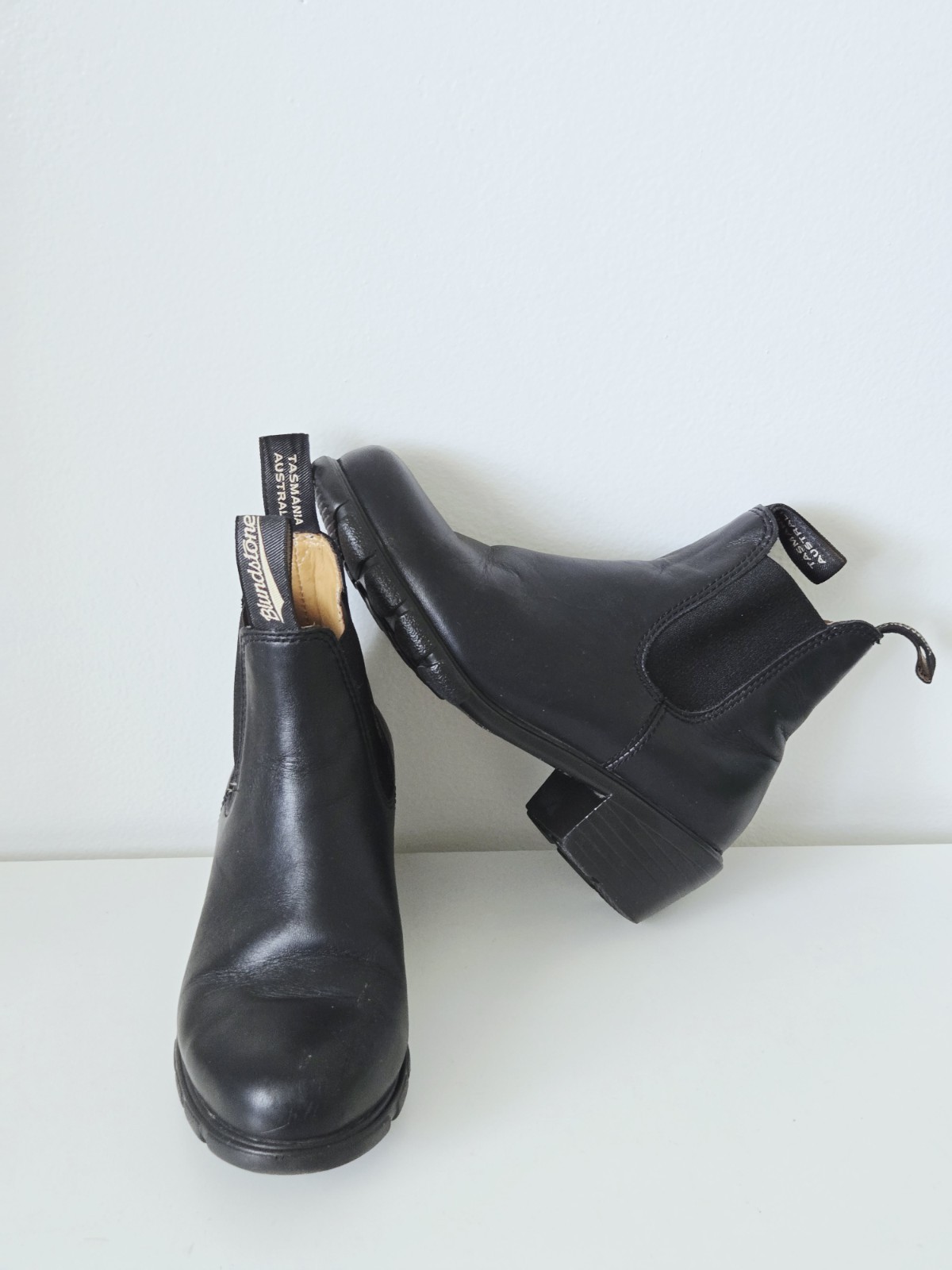Blundstone Womens Black Leather Chelsea Boots US 6.5 UK 3.5
