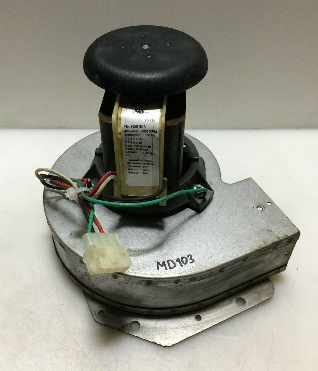 FASCO 70581513 Draft Inducer Blower Motor Assembly 651430 J238-200