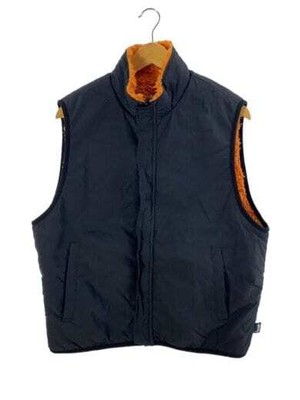 STUSSY/22AW/Sherpa Reversible Vest/Vest/M/Polyester/BLK/118506 