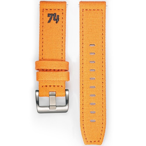 Canvas Quick Release Watch Band 18 20 22mm Military Fabric Watch Strap - Picture 11 of 39