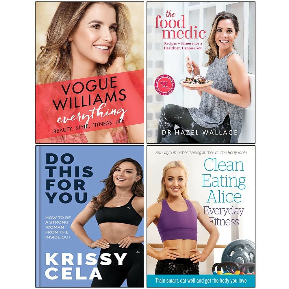 Everything, The Food Medic, Do This for You, Clean Eating Alice 4 Books Set NEW