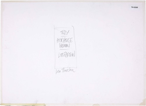 Len Thurston "Tildy" original gouache illustration rectangle building Sienna - Picture 2 of 3