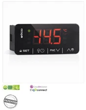 EVCO REFRIGERATION FREEZER ROOM CONTROLLER LOW TEMP 12/24V TOUCH SCREEN W/PROBES
