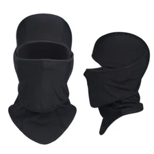 Ski Mask Full Face Cover Winter Fleece Warm Baclava Windproof Hinged Neck Warmer