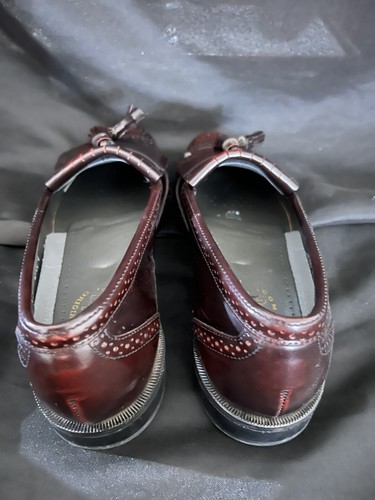 DEXTER Men’s Dress Shoes Burgundy Leather Wingtip Tassel Loafers Sz 9.5 D - Picture 9 of 10
