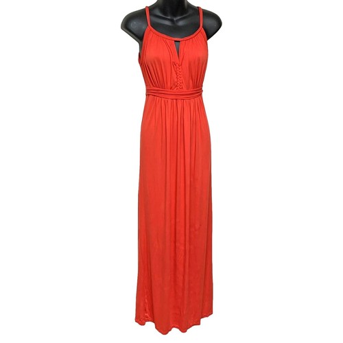 chinese dress ladies AB Studio Striped Maxi Dress-Size Medium  Second Bite