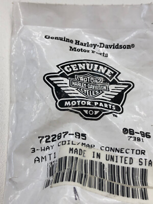 ®️ NOS OEM Genuine Harley Davidson 3-WAY COIL/MAP CONNECTOR P/N