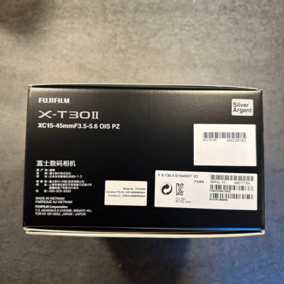 FUJIFILM X-T30II Mirrorless Camera Silver XC Zoom LensKit X-T30 II