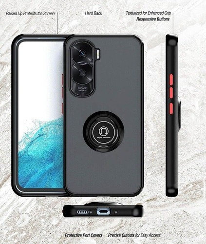 Case For Honor 200 90 X7B Magic6 Lite 7 5 Pro Ring Stand Shockproof Phone Cover - Picture 12 of 22