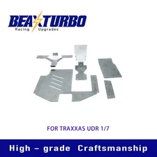 BeaxTurbo stainless steel Front & Rear Chassis Armor Skid Plate FOR TRAXXAS UDR