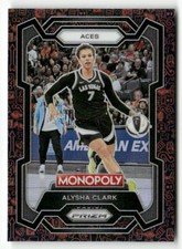 2024 Panini Prizm Monopoly WNBA #7 Alysha Clark Red Classic Icons SP