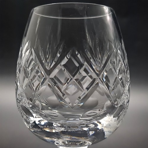 Webb Corbett Lead Crystal Brandy Glasses 150ml Pair of Georgian Pattern SECONDS - Picture 6 of 12