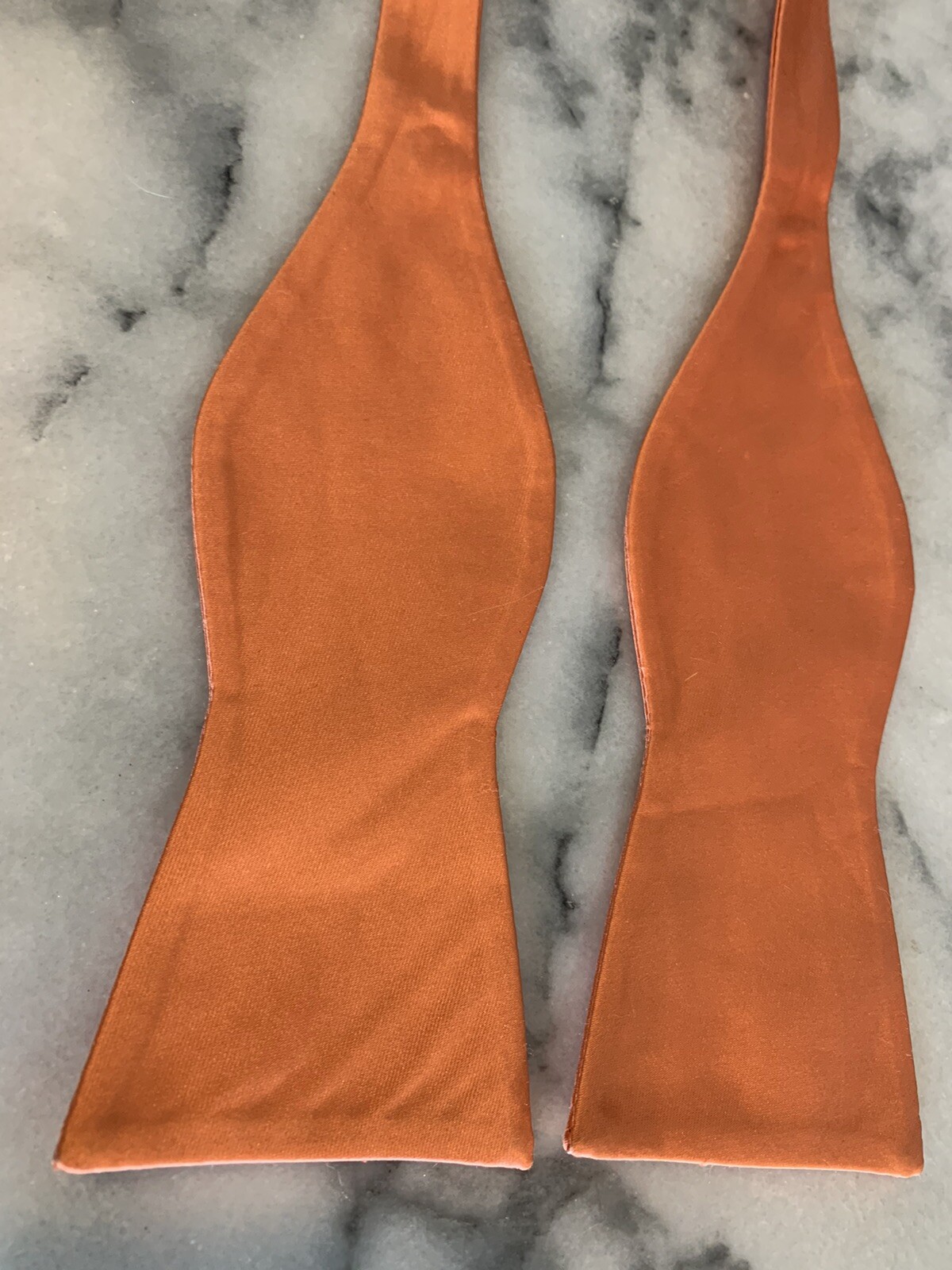 Bow Tie Tuesday Solid Orange Adjustable Self Tie … - image 2