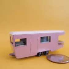 MATCHBOX No.23 TRAILER CARAVAN - Pink Made In England by Lesney
