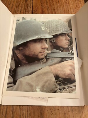 Saving Private Ryan Set of 2 Rare MOVIE SLIDES w Press Release - Tom Hanks