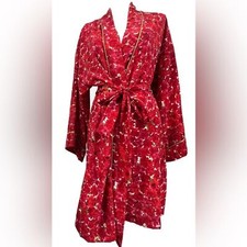 JOSIE by Natori Floral Robe Size Medium