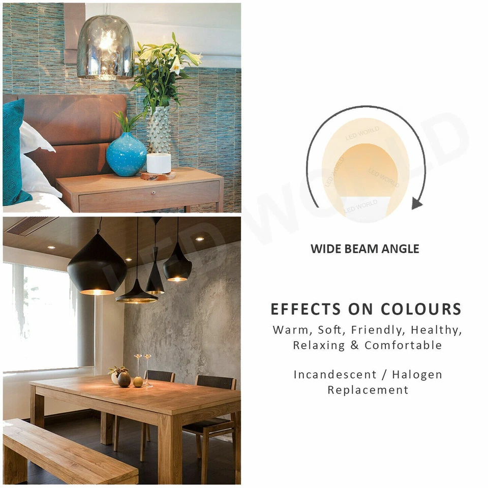 LED 6W 10W 15W BC B22 ES E27 GLS Light Bulbs Warm Cool White A+ Lighting - Image 4 of 4