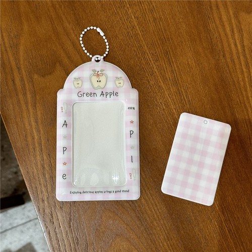 3inch Idol Photcards Protective Sleeves Kawaii Bow Cards Cover Card Holders - Picture 3 of 18