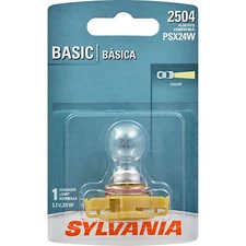 SYLVANIA - 2504 Basic - Incandescent Halogen Light, Fog/Daytime Lights (1 Bulb)