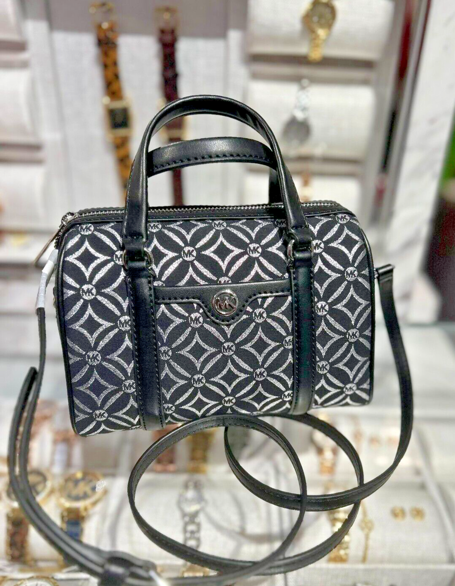 Michael Kors Travel Small MK Logo Duffle Crossbody Handbag Michael Kors Travel Small MK Logo Duffle Crossbody Handbag