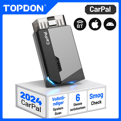  2025 TOPDON CarPal Profi Bluetooth Alle System OBD2 Scanner Tool Auto Diagnose