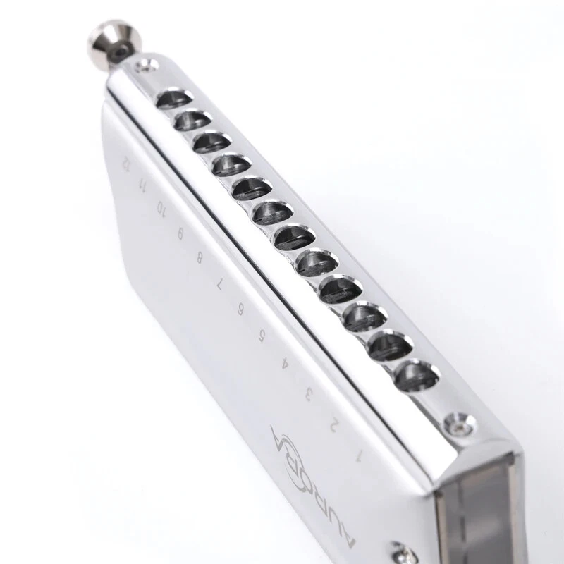 Chromatic Harmonica 12 孔高级高品质带不同键 — 第 3/4 张图片