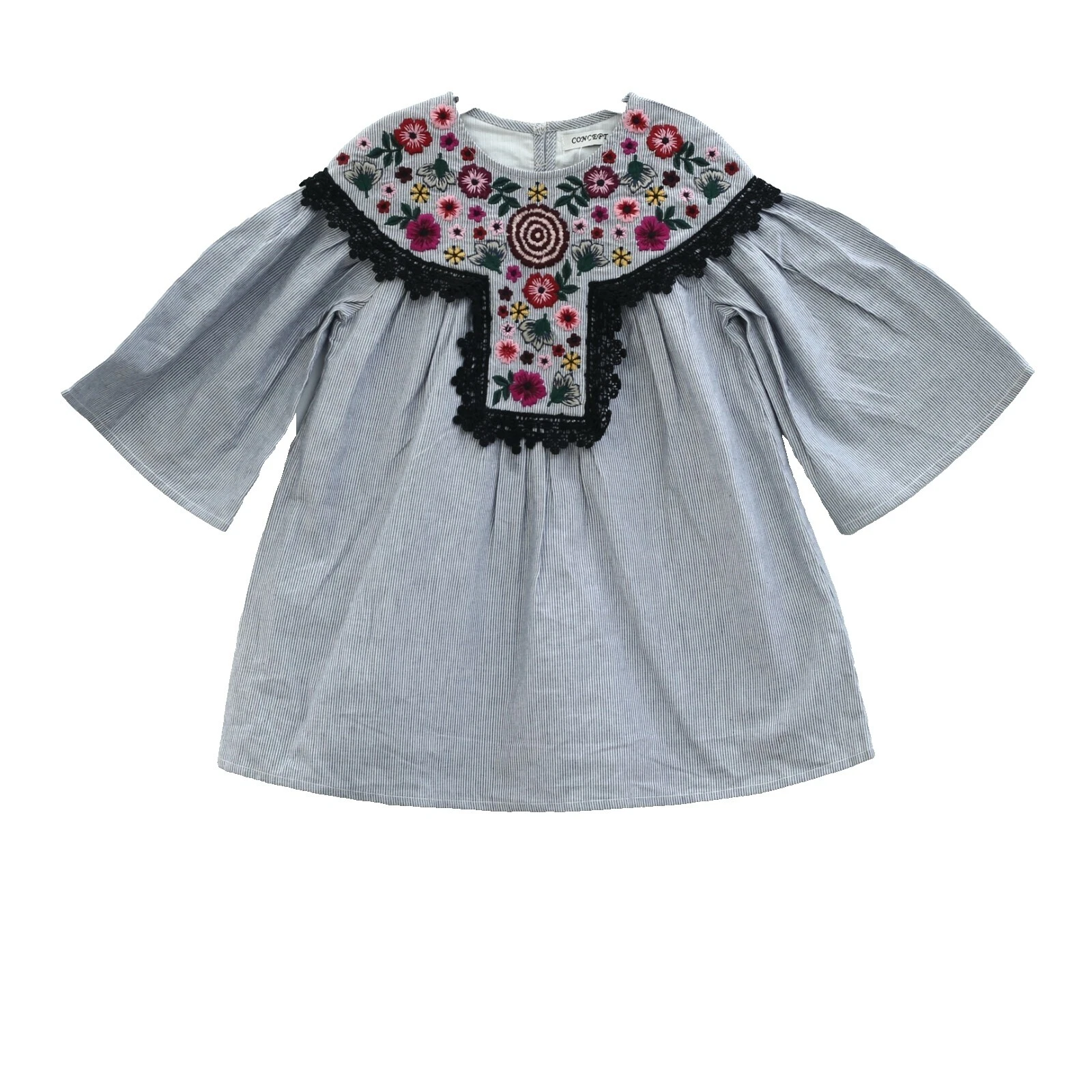 3/4 Sleeve Viscose Dresses for Girls