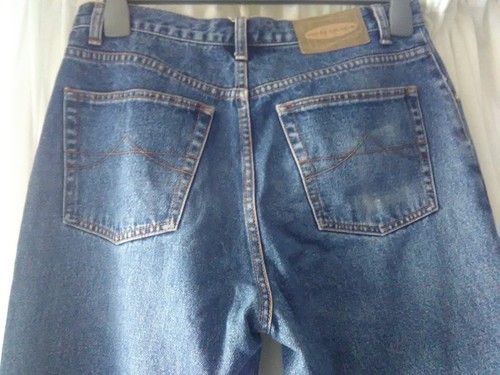 Mens Old Garage Jeans, blue Denim, Size 