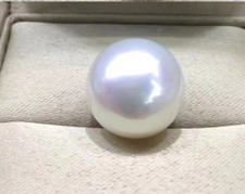 HUGE 12MM SOUTH SEA GENUINE WHITE ROUND LOOSE PEARL UNDRILLED JEWELRY 06