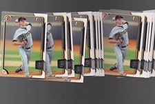 (124) COUNT LOT BRANDON WADDELL 2015 BOWMAN DRAFT #77